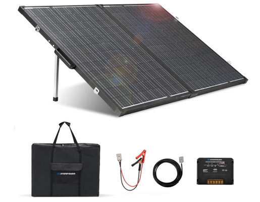 160W Phân phủ mặt trời gấp BIPV tấm pin mặt trời đơn tinh thể Đèn