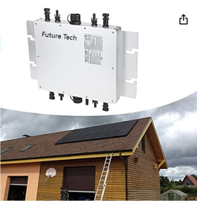 FTB1200 PV hệ thống sản xuất điện mặt trời Micro Inverter với màu trắng