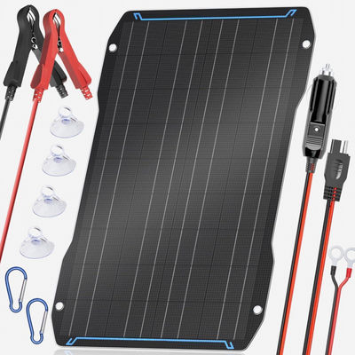 Không thấm nước 30 Watt Panel mặt trời linh hoạt Car pin sạc Dây cầm
