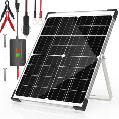 25W pin năng lượng mặt trời bộ sạc trục duy trì 12V cho xe máy xe máy