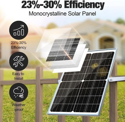 25W pin năng lượng mặt trời bộ sạc trục duy trì 12V cho xe máy xe máy