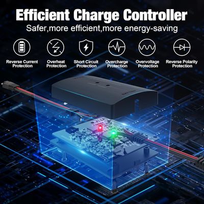 25W pin năng lượng mặt trời bộ sạc trục duy trì 12V cho xe máy xe máy