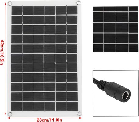 Máy pin mặt trời đơn tinh thể nhẹ 100W 12/24V USB Output