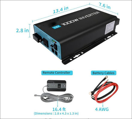 FTB1000 Off-Grid Solar Inverter MPPT cho hệ thống năng lượng mặt trời ngoài lưới với màu đen