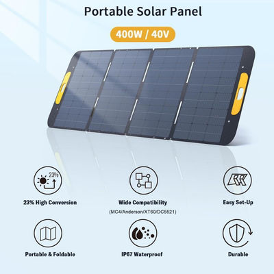 Bộ chăn mặt trời di động hiệu quả cao 400w cho RV cắm trại