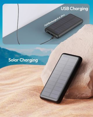 Bộ sạc năng lượng mặt trời di động USB C 27000mAh cho điện thoại di động máy tính bảng ODM