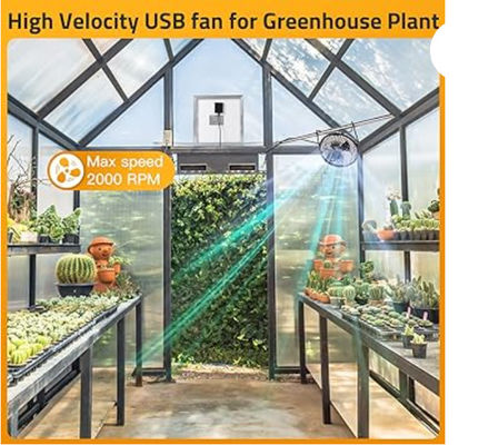 FTB10 Phân tích năng lượng mặt trời Quạt xả 6 inch Quạt năng lượng mặt trời Lượng không khí cao 2000RPM 36dB