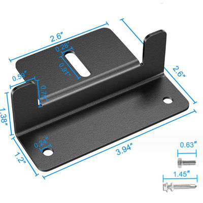 Thiết bị phụ kiện tấm pin mặt trời nhẹ Z Bracket Mount Anodized Aluminium Mounting