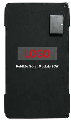 Bộ sạc tấm màn hình mặt trời gấp 30W tùy chỉnh với đầu ra DC