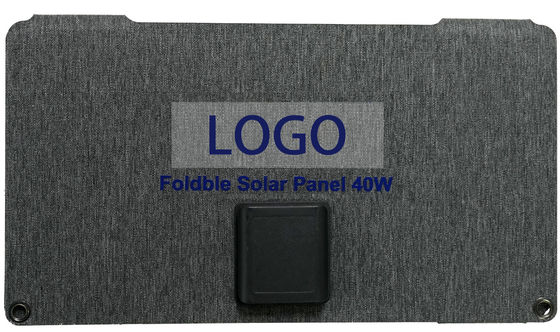 FT40W tấm pin mặt trời gấp 40W tấm pin mặt trời gấp chống nước IP65 với màu đen